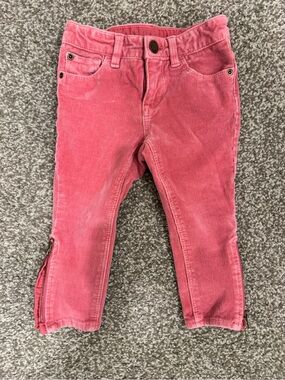 Baby Gap Toddler Pink Corduroy Zip-Hem Pants